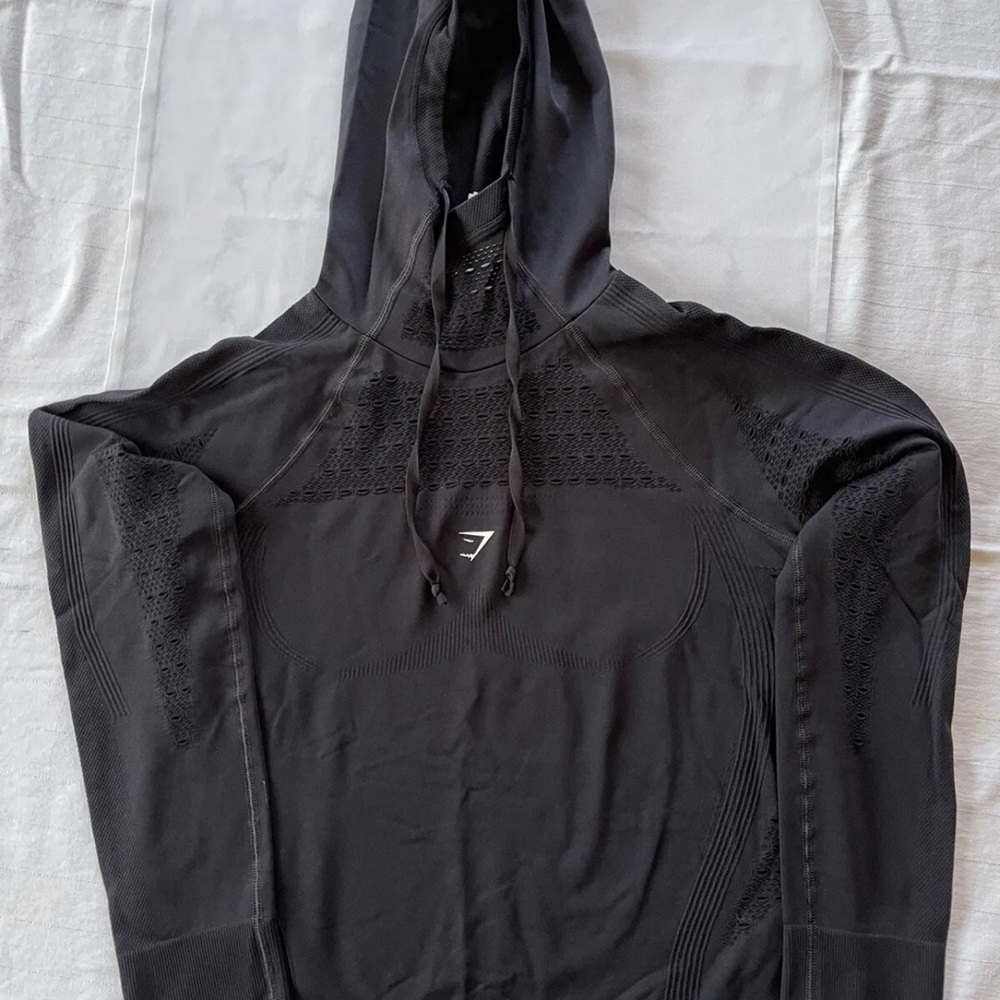 Gymshark Hoodie Black Size XS Mesh Cutout